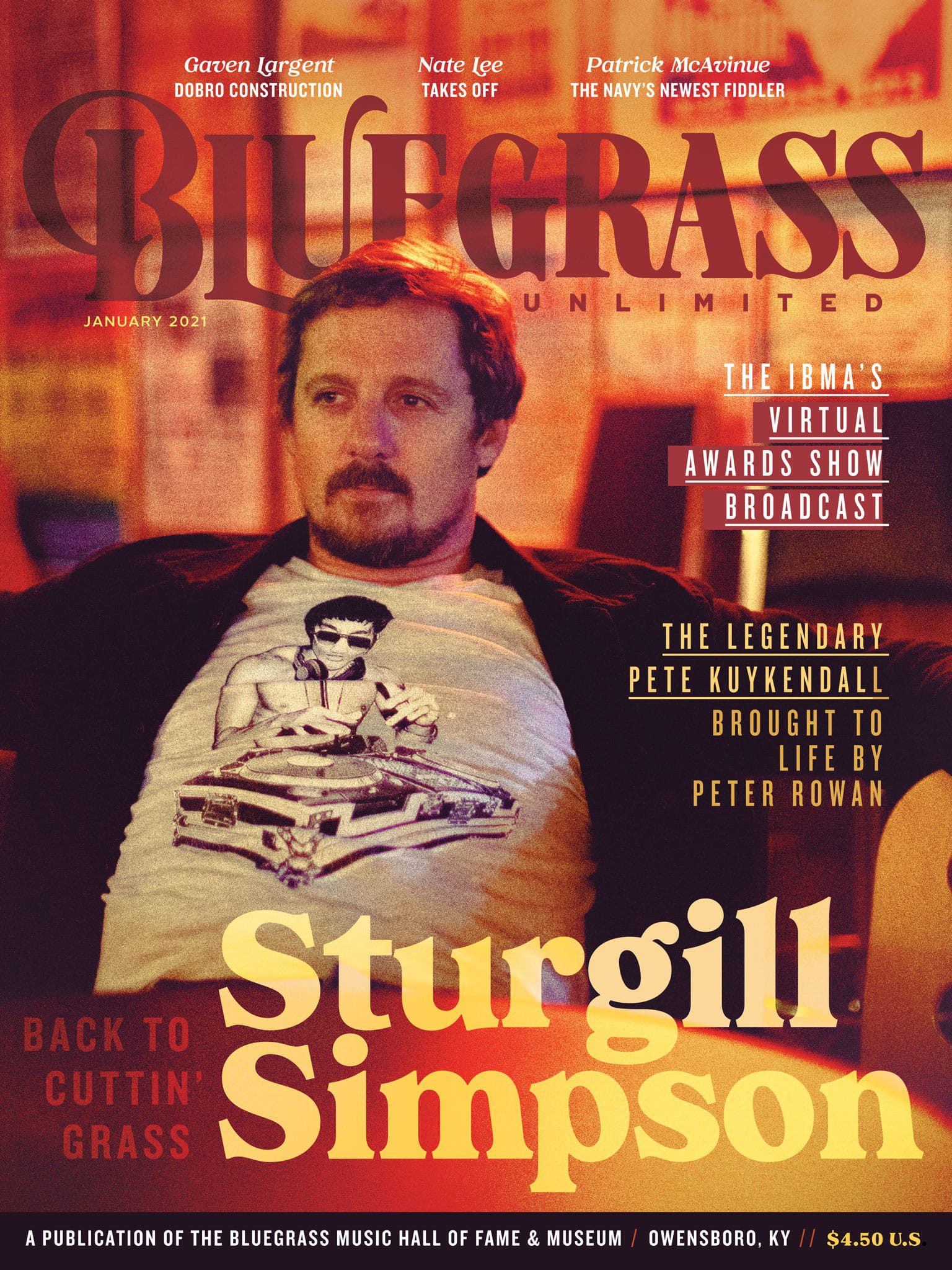 Bluegrass Unlimited Cover January 2021