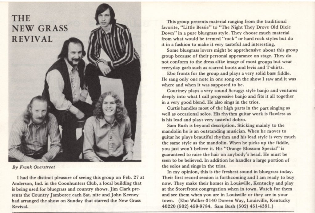 Clipping from the original magazine article