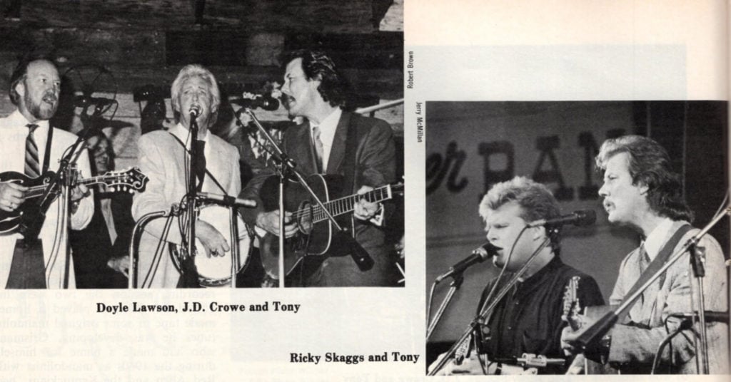 Doyle Lawson, J.D. Crowe, Tony Rice