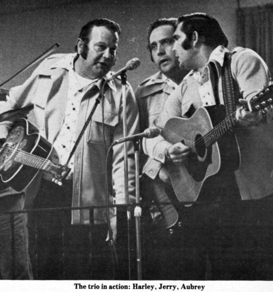 The trio in action: Harley, Jerry, Aubrey