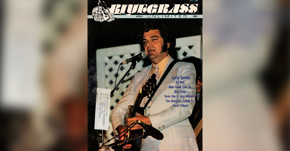 Larry Sparks cover of Bluegrass Unlimited archive