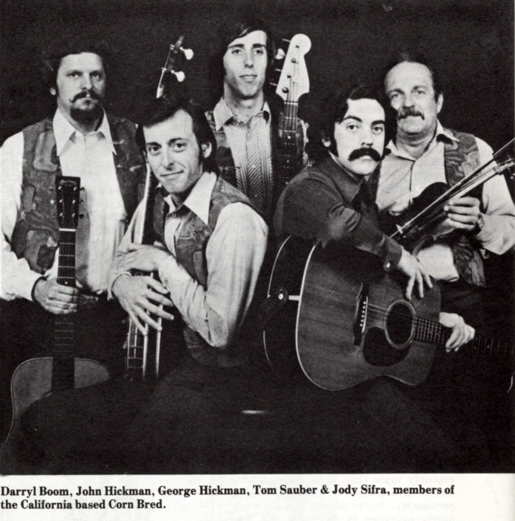 Darryl Boom, John Hickman, George Hickman, Tom Sauber & Jody Sifra, members of the California based Corn Bred.