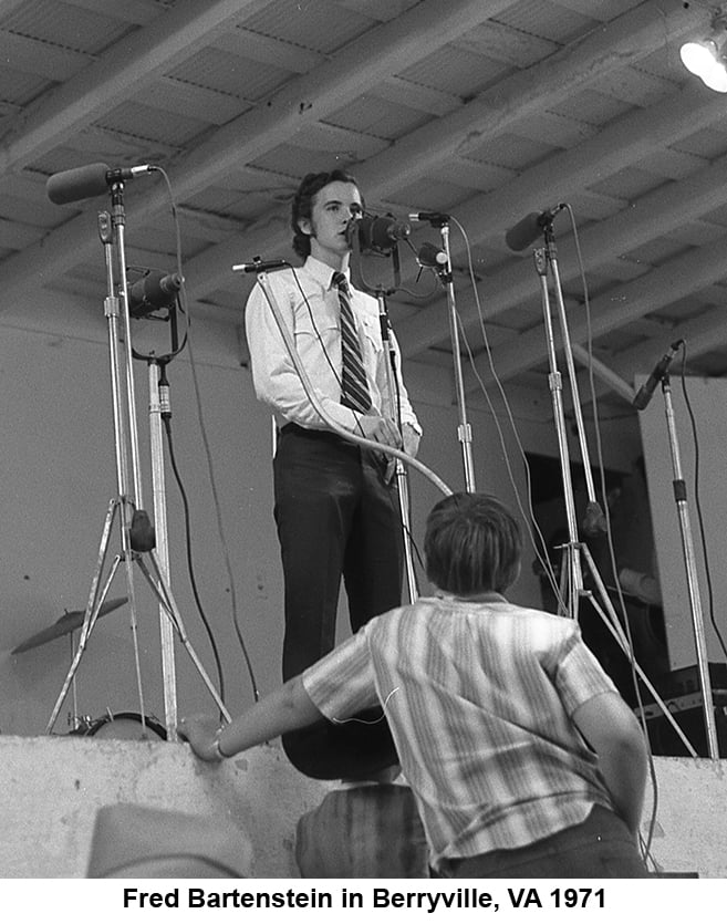 Fred Bartenstein in Berryville, VA 1971