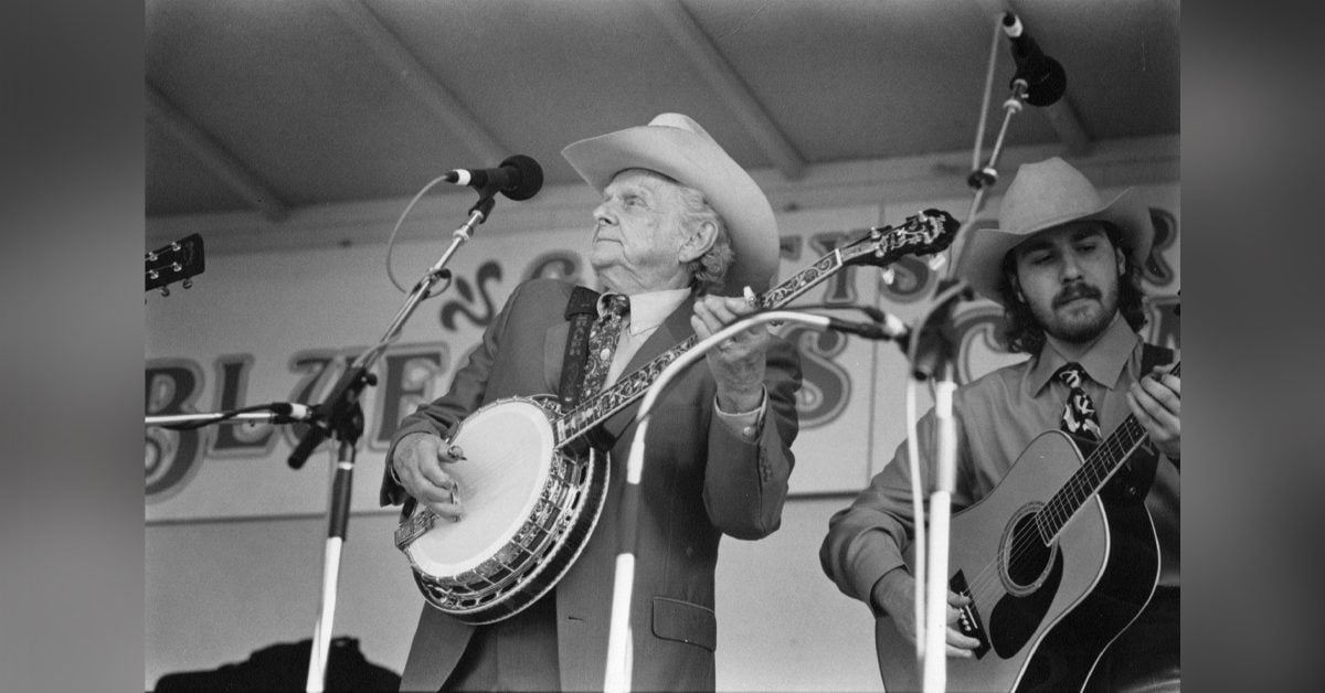 Ralph Stanley and Ralph Stanley II at the Gettysburg Bluegrass Festival in 1999. Photo by Jeromie B. Stephens