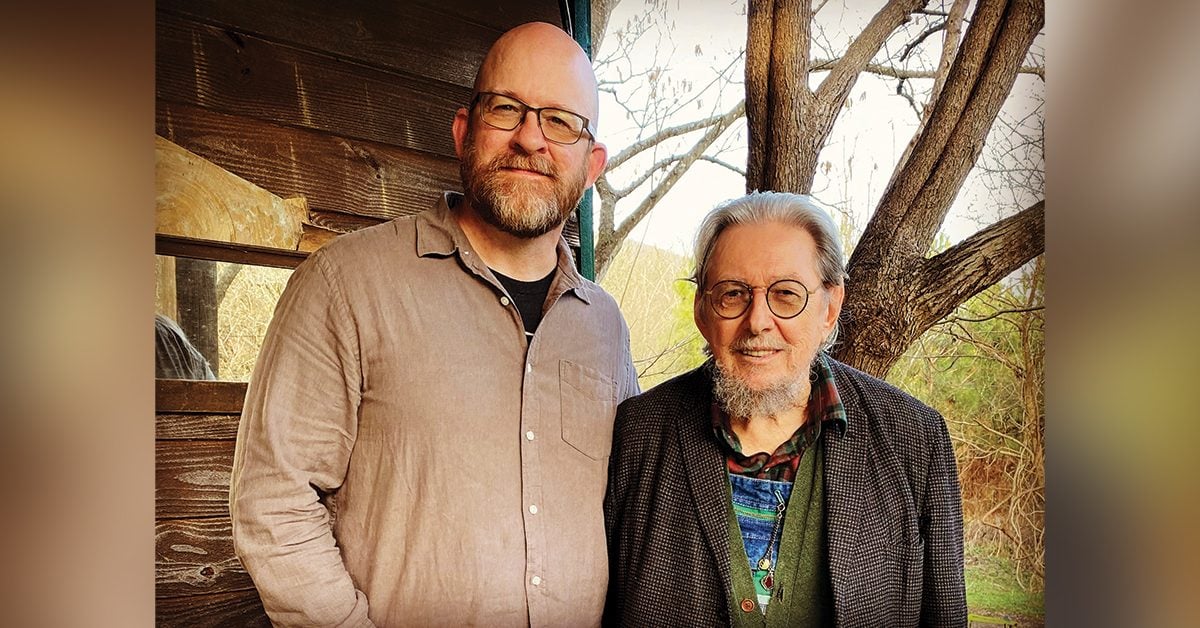 Bob Minner and Norman Blake. Photo by Ginger Minner